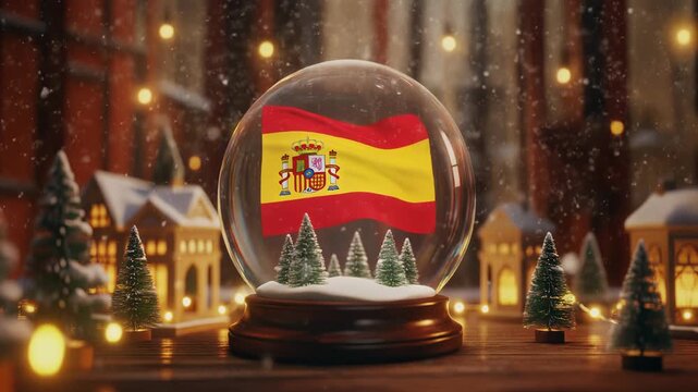 Snow globes made with the help of artificial intelligence and containing Spain's important tourist attractions