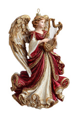 Obraz premium PNG Elegant angelic harp ornament
