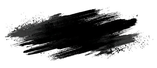Abstract vector background with grunge paint splashes rough brush stroke .black ink textures and creative artistic liquid brush splashes vector design .