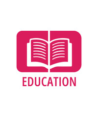 Book Logo Design, Bookstore, library and printing logo, Education and learn logo, education book logo design vector