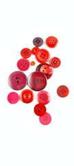 red and white buttons
