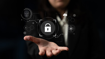 AI cyber security system using biometric authentication and privacy control. Cyber security...