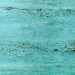 Teal Wood with Distressed Grain Surface Detail