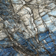 Cold Grey Ingeous Rock Surface Detail
