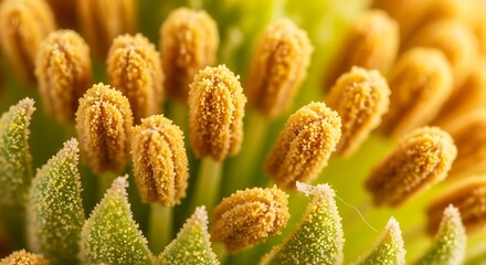 Macro View of Flower Stamen Intricate Details Unveiled