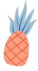 pink pineapple, stylized pineappleIllustration of SPA and wellness concept. For beauty treatment and self-care.
.