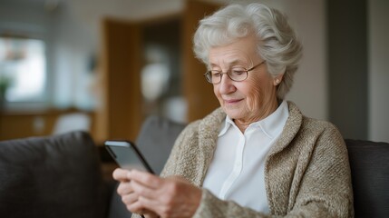 A senior participating in a digital literacy class, learning to use smartphone health apps under the guidance of a patient instructor — empowerment in aging, tech confidence, and digital wellness