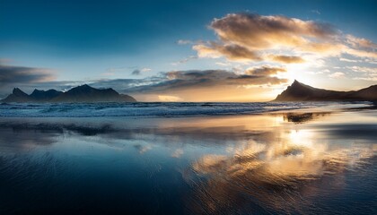 Reflection By The Sea