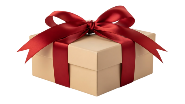 Elegant gift box with a vibrant red ribbon, perfect for birthdays, holidays, and special occasions that bring joy and create lasting memories, ideal for expressing love and gratitude