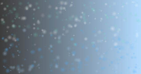 Abstract background with blurred bokeh lights and gradient color transition