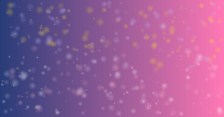 Soft gradient background with bokeh lights in pink and purple tones
