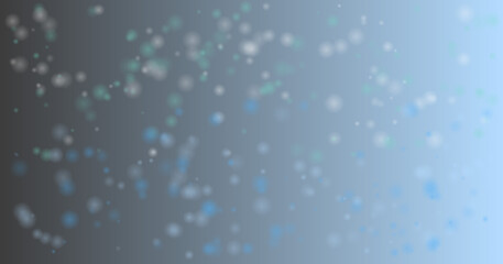 Abstract shimmering bokeh lights on a gradient background