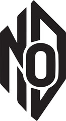 Decorative Triple Circle Frame Outline - Line Art