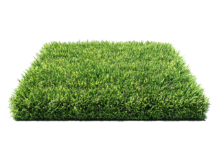 PNG of A vibrant patch of artificial grass, lush and well-maintained, perfect for landscaping and outdoor decor.