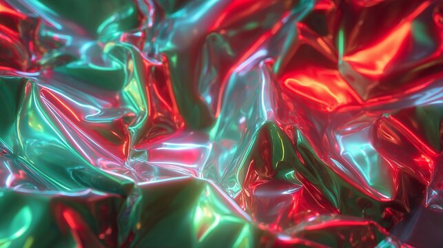 ```plaintext
Colorful abstract shiny foil texture - Powered by Adobe
