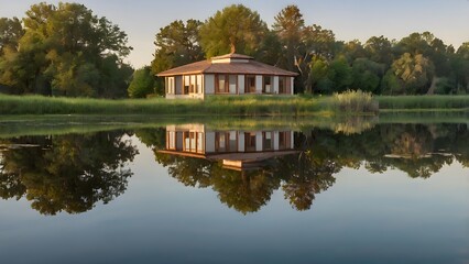 Obraz premium reflection in the lake