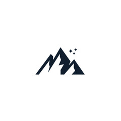 logo mountain abstract	
