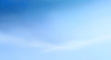 Obraz premium Soft gradient of bright blue sky with subtle wispy clouds creating a serene and airy atmospheric background texture for design projects