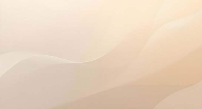 Abstract soft beige and cream background with subtle flowing wave lines creating a gentle, elegant, and modern texture suitable for design projects and wallpaper