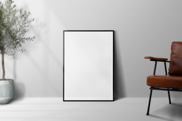 Frame png mockup transparent interior decoration