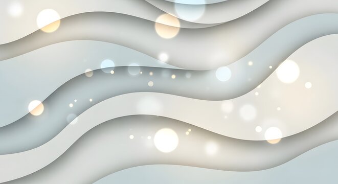 Abstract layered wave design with bokeh effect suitable for background use