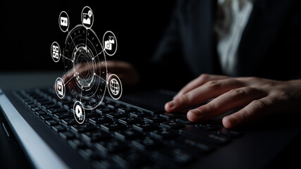 Concept of social media revolutionizes digital communication. This platform enables global connectivity, enhancing social media strategies for effective marketing and engagement. Entice