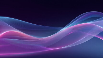 Experience futuristic energy with vibrant flowing waves in cool blue and pink hues, perfect for tech, innovation, and inspiring modern design projects now