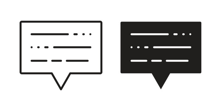 Morse code icons. Black and White Vector Icons. can be used web and mobile