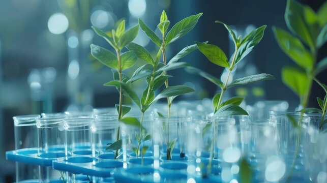Exploring science and biotechnology  plant growth studies in laboratory environments