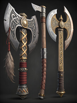  A Triumvirate of Dwarven and Viking Axes