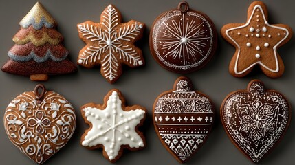 Gingerbread Cookies – Festive Decorated Assortment