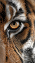 tiger head close up