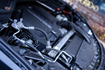 repair of a passenger car at a service station