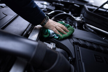 repair of a passenger car at a service station