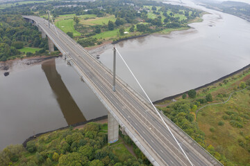 Erskine bridge over the River Clyde connecting Renfrewshire with West Dunbartonshire