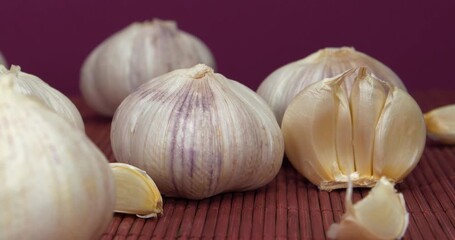 Garlic - vegetable with many beneficial properties for health. Antiseptic
