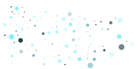 Light BLUE vector layout with circle shapes. Blurred decorative design in abstract style with bubbles. Template for your brand book.