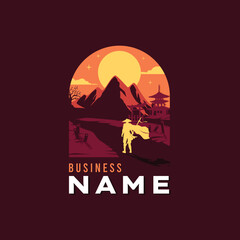 MOUNTAIN WARRIORS logo vector illustration