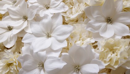 floral texture background with layers of soft petals, smooth transitions