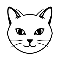 Elevate Your Designs with This Cute Cat Vector. Perfect for logos, stickers, and pet branding. Affordable licensing for personal or commercial use.