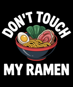 Naklejki Funny Ramen Design For Men Women Kids Ramen Noodles Lover