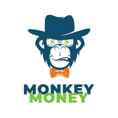 MONKEYMONEY logo vector illustration