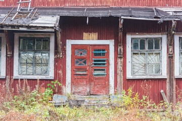 Exterior of the ancient house.