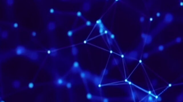 Abstract video background Digital network connections and technology concept