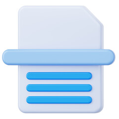 Print User Interface 3D Icon