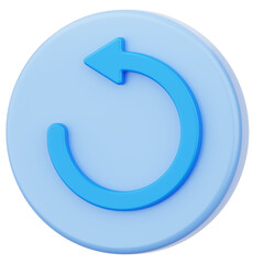Reset User Interface 3D Icon