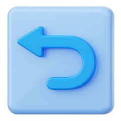 undo User Interface 3D Icon