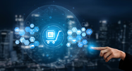 AI-powered e-commerce ecosystem connecting customer data, marketing, logistics, product management, and business intelligence to drive retail efficiency and digital growth Vouch