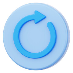 Refresh User Interface 3D Icon