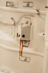 Specialist spraying anti rust sealant into the hidden chassis cavities. Protection against...